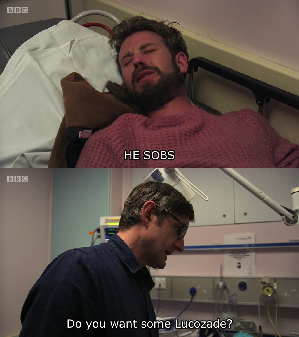 Frenchd0gblues's tweet photo. If this isn't the most British thing you can say when someone is unwell https://t.co/kPKt7IieS0