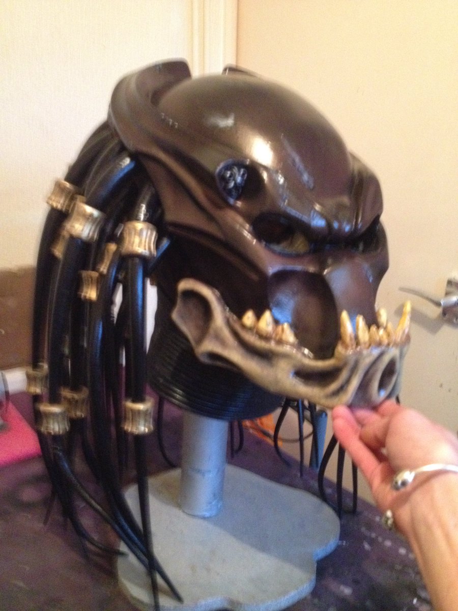 JamesHowgatefx's tweet photo. Beserker Mask paint up finished. Just needs black lenses. https://t.co/4k1JxDffwV