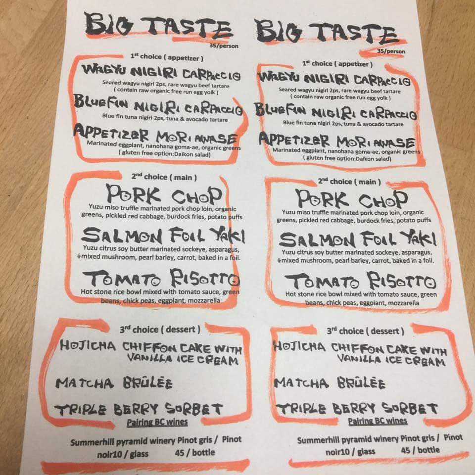 HapaCalgary's tweet photo. We are ready for #bigtaste. Starting tonight, waiting you all, try our signature 3 courses!!
https://t.co/LKWSIGKPWx https://t.co/Nz9nUWNIOv