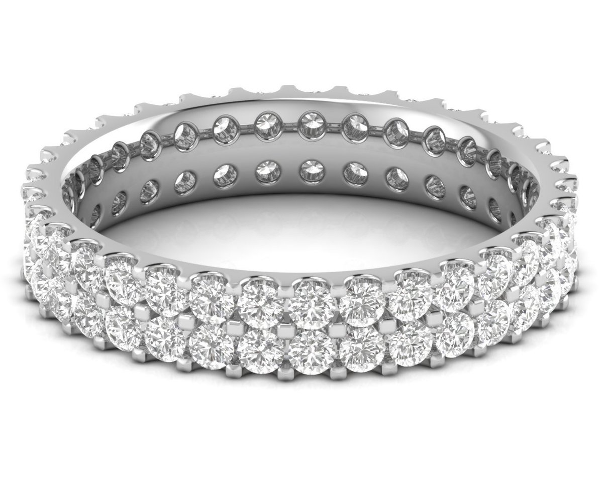 FineDiamondsRUs's tweet photo. 1.50 carat Double Row Round Brilliant Cut #Diamond #Ring #EternityRing #WeddingRing #FineDiamondsRus #WhiteGold #platinum https://t.co/wFZVjsDMSJ