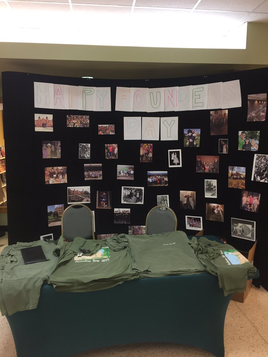 Stop by our Founder's Day table today in the UC Lobby! Purchase a limited time founders day comfort colors t-shirt for $5!