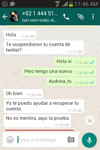 audrina_ts's tweet photo. Lamentablemente x basuras como esta si me suspenden esta cuenta renunciare a abrir una nueva cuenta de twitter... @solotransvze @Marcos56091 https://t.co/Ys74JNizrM