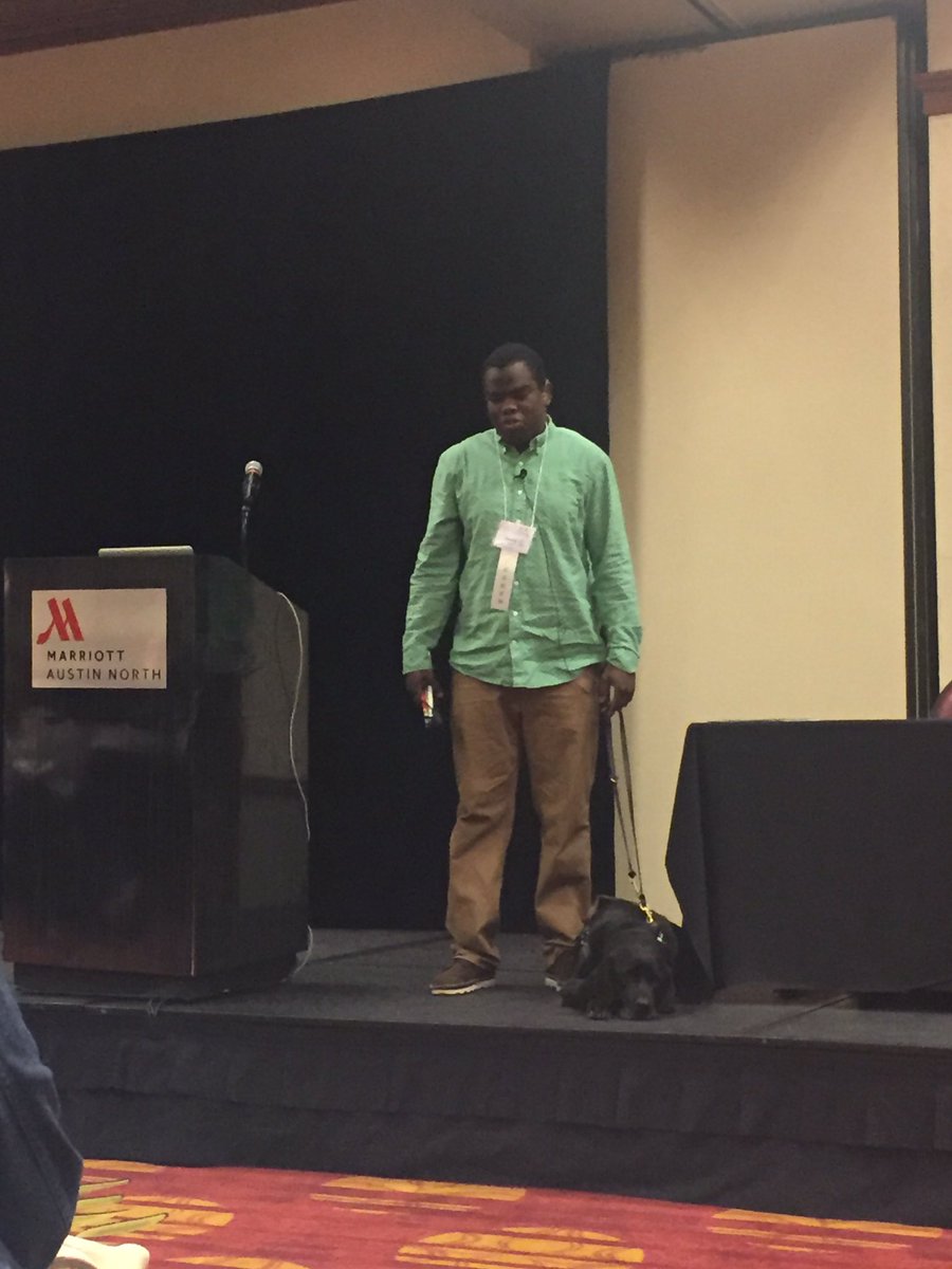 iTeach_iSign's tweet photo. "Being active is never risk-free" -George Stern, sharing personal experiences of importance of remaining active as a DB person #TXDBsympo https://t.co/XvghU5Jms8