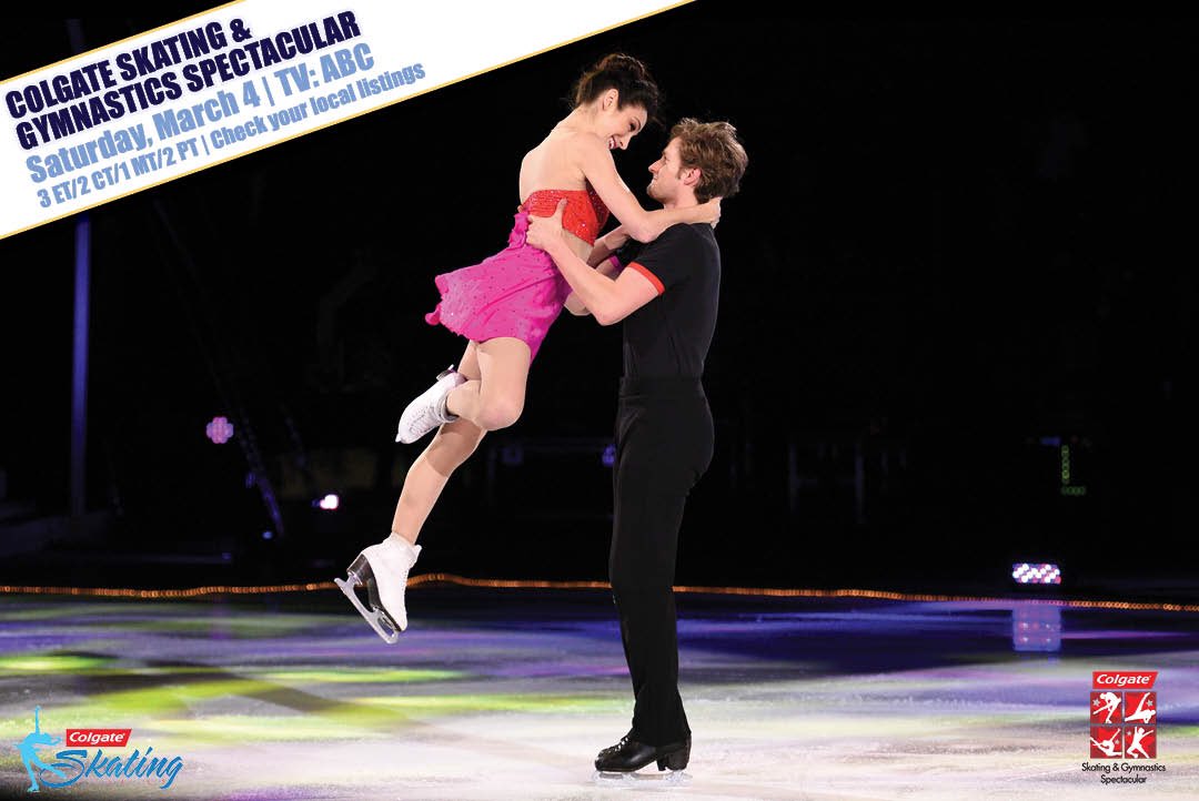 Meryl_Davis's tweet photo. Tune-in alert! πΊ The #SkatingandGymnastics Spectacular will be airing tomorrow at 3pm EST on @ABCNetwork βΈβ¨@DissonSkating #Colgateonice https://t.co/y9lVXPqLZl