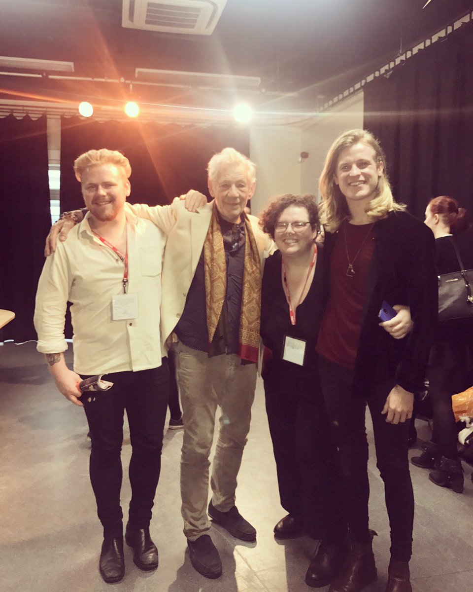 Incredible meeting <a href="/IanMcKellen/">Ian McKellen</a> today. We will forever be inspired by the words you shared today. Thank you.We will keep fighting the fight❤
