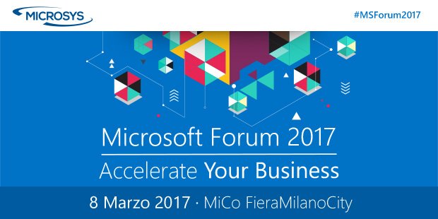 Microsys_Italia's tweet photo. #MSForum17 conto alla rovescia! Ti aspettiamo con i nostri scenari di #CyberSecurity #BusinessApplication Stand 17 https://t.co/u0YfR2mK72 https://t.co/VGvhkDvVXZ