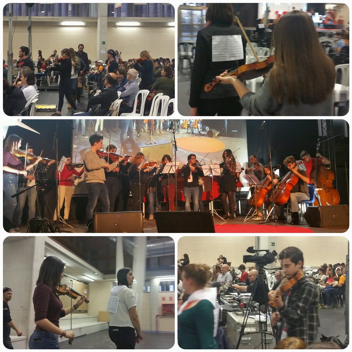 TEDxAlcoi's tweet photo. Espectacular puesta en escena de los alumnos de Conservatorio de música Alcoi #TEDxAlcoi #Alcoi #ImaginACCIÓN https://t.co/ooUsFe4CLc