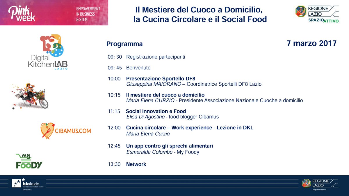 Spazi_Attivi's tweet photo. Il 7/3 Il Mestiere del #Cuoco a Domicilio,la #Cucina Circolare e Social #Food nello #SpazioAttivo @BIC_Bracciano  #DigitalKitchenLab #DKL https://t.co/G5HVuDiUYh