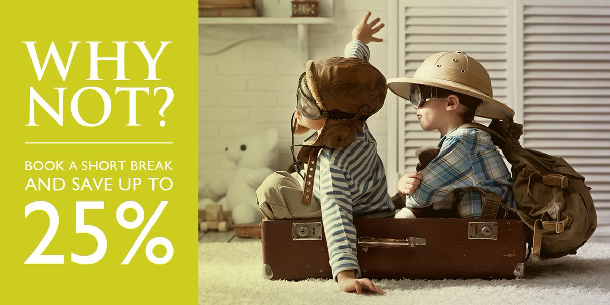 Say “Why not?” and save up to 25% off your next Macdonald Hotel escape. bit.ly/2mAm4VJ