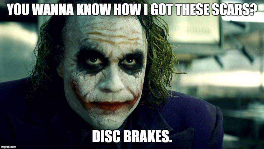 TheFarr's tweet photo. #discbrakeproblems https://t.co/PHdHZnvGN2