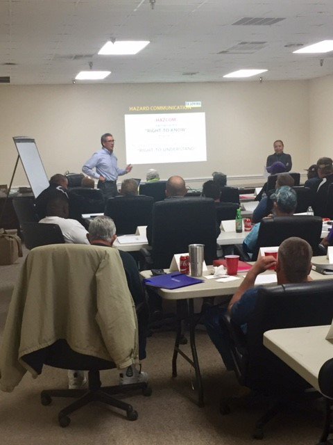 TALoving's tweet photo. Mike Richter, President, speaking at the OSHA 10 Safety Training yesterday. #Construction #SafeWorkOrNoWork https://t.co/r6I1tX3kaD