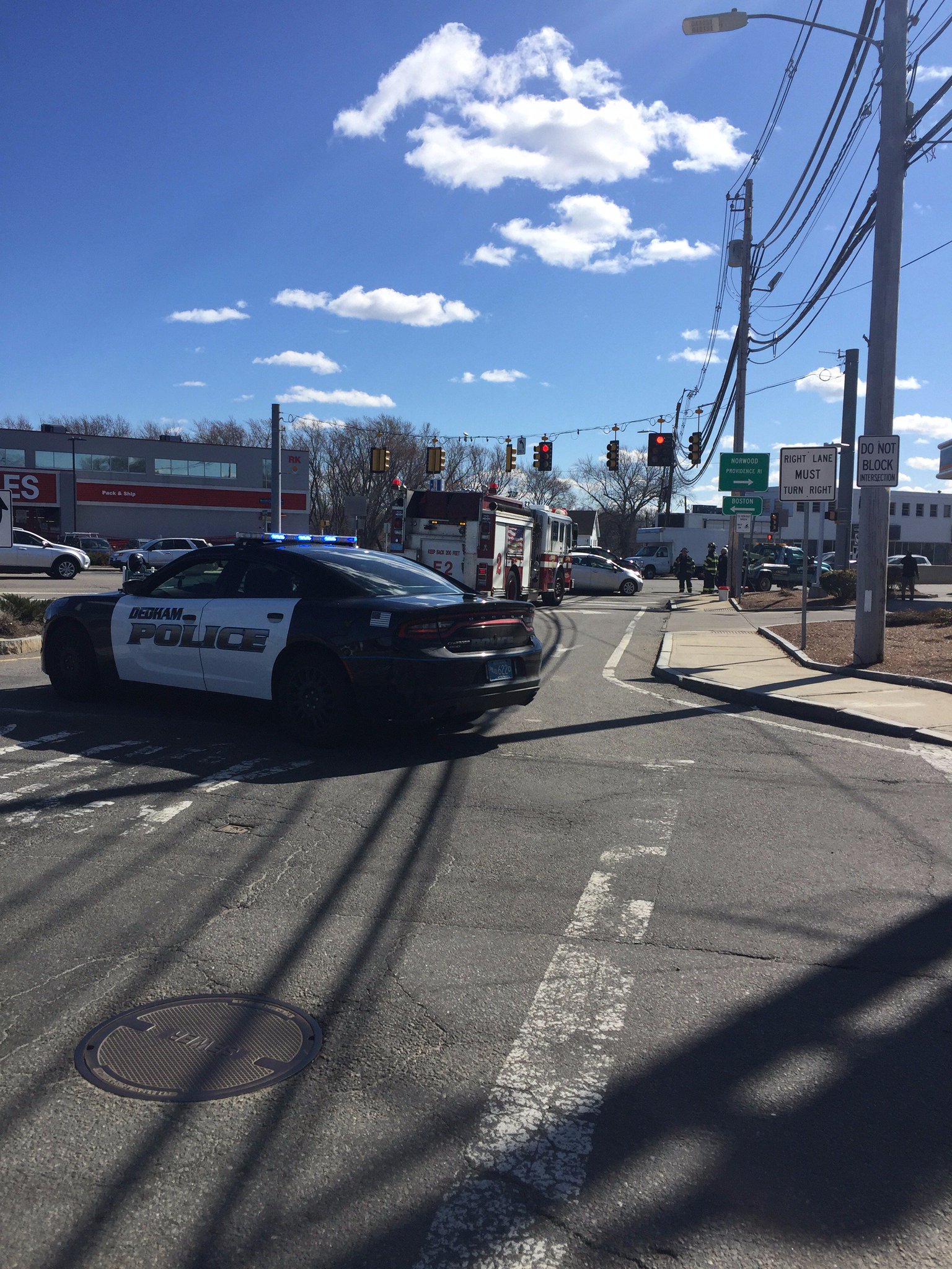 Dedham Police Dept on Twitter "3 car crash Prov Hway at Eastern ave