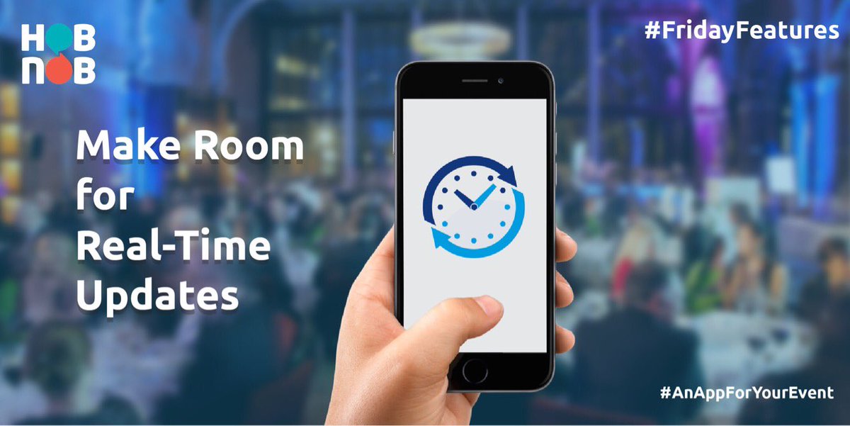 Hobnobspace's tweet photo. Build the flow of your event & keep all your attendees informed with real-time updates.
#AnAppForYourEvent #EventTech #EventApp #Conference https://t.co/swbsT2p7h5