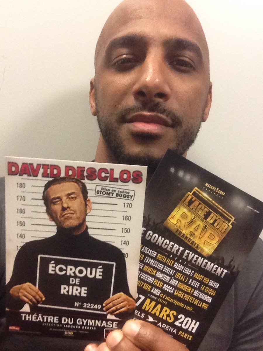 stomyduarte's tweet photo. Ce soir au #zenithdauvergne #ministereamer #stomybugsy #LAgeDOrDuRapFrancais et #daviddesclos à paris @David_Desclos https://t.co/2eXFmjErf8