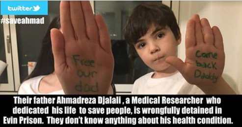 Free_Ahmadreza's tweet photo. Please take 1 minute of your day to join this wave of tweets.
Tweet to: @khamenei_ir @HassanRouhani.
https://t.co/TC9cZM5Sl2
RT #SAVEAHMAD https://t.co/twv2syIBas