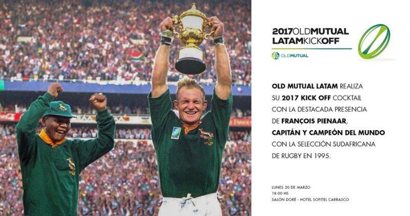 Para arrancar el año con todo, traemos a Pienaar a Uruguay! 🏉 #OldMutualLatam