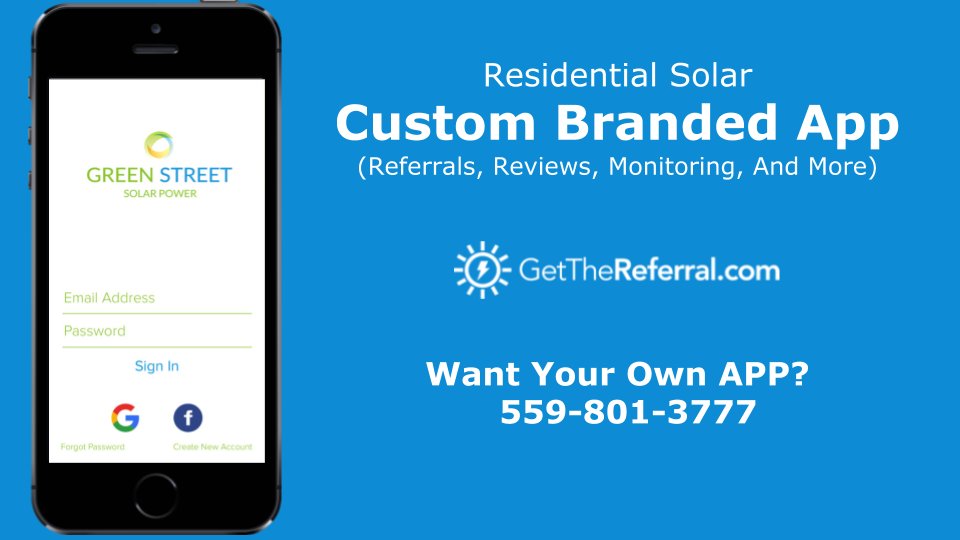 GTRJoey's tweet photo. One of my newest Solar Apps!
⭐ Lead generation⭐ Reviews ⭐ Monitoring
Want Yours? Call Me Today! >>>559-801-3777<<<

#GreenStreetSolar #Solar https://t.co/a0X0fqVK1r