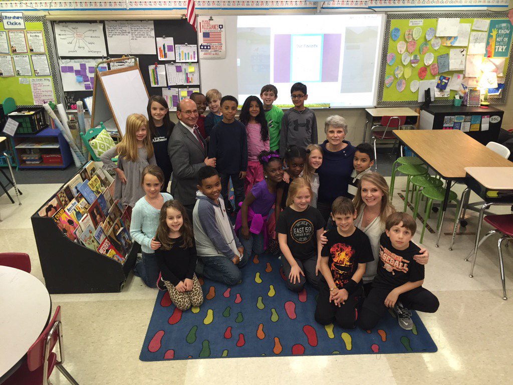 Enjoyed a visit today with Mayor Barcato and <a href="/DrKathyMurphy/">Kathy Murphy</a> today! Thanks for all you do for Hoover Schools!