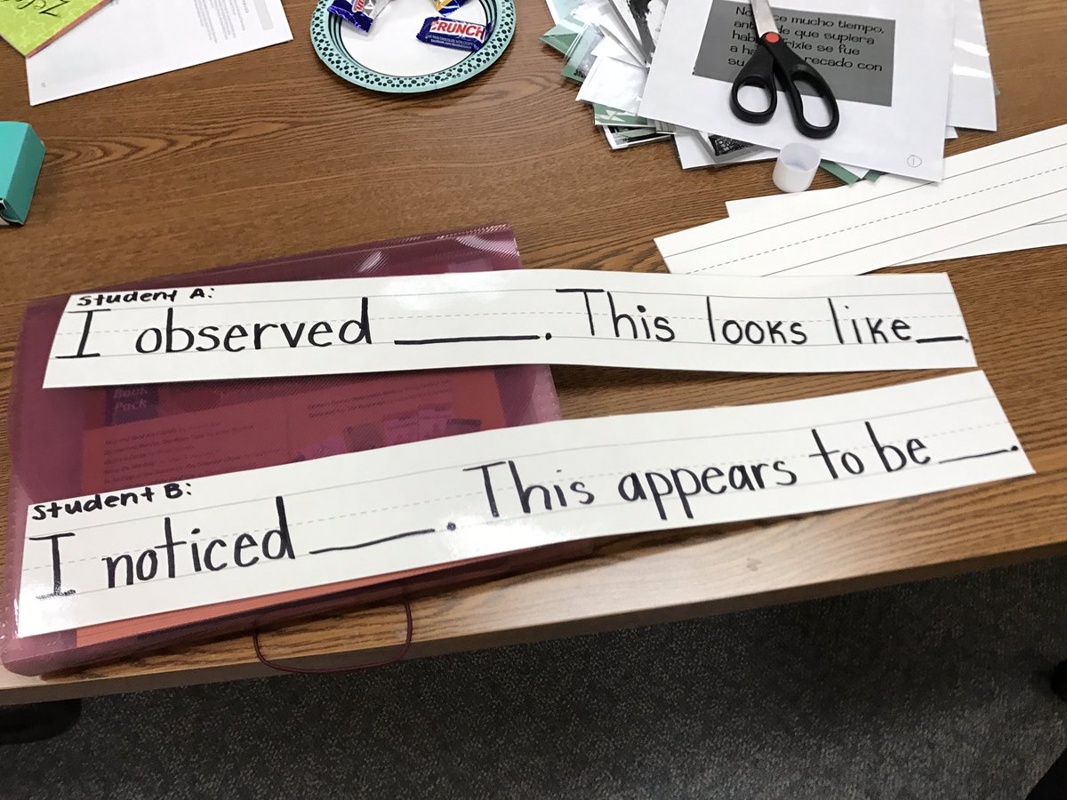 MontalvoJordan's tweet photo. A, B partnerships with @OCDEProjectGLAD ELD focus sentence frames. Scaffolds to promote academic language. https://t.co/kSFDS22Sog