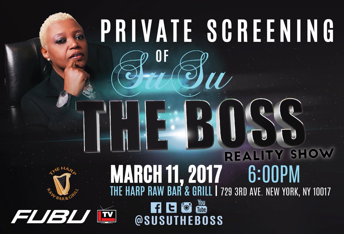 SuSuTheBoss's tweet photo. NYC...ARE YOU READY FOR SUSU THE BOSS? 
#susutheboss #realitytv #itsasusuthang #lightscameraaction #nyc  #nj https://t.co/OZNnY49xmM