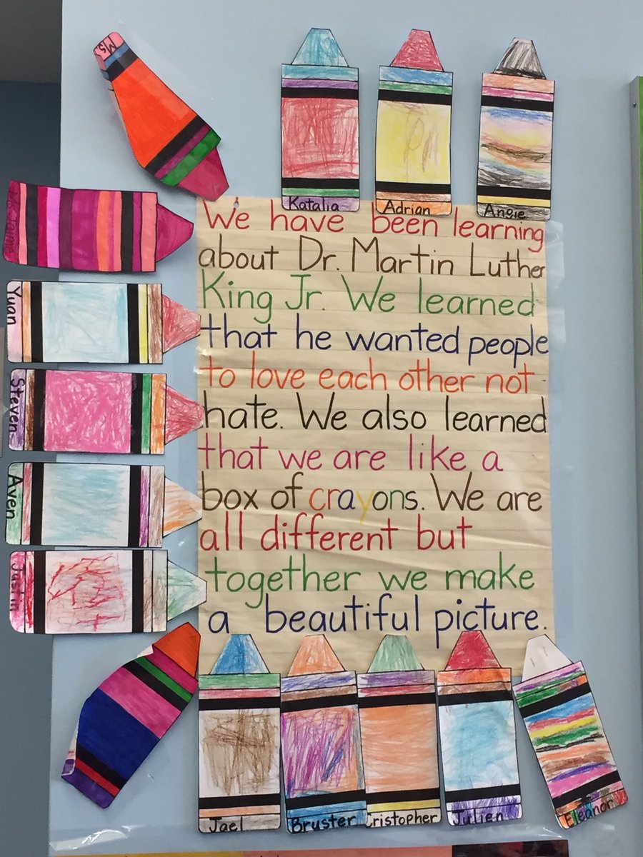 Wisdom in preK: we are like crayons, all different but together we make a beautiful picture <a href="/UFT/">UFT</a> #preK #PrekForAll #brooklynpreK #upK