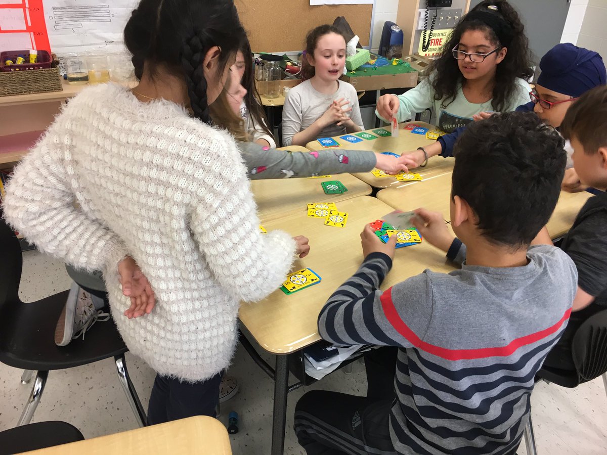 Roosloan's tweet image. Using #Dutchblitz to teach integers mental math and collaboration- and gearing up to take on @Jennifer7Mcleod gr. 8s @AlloaPS