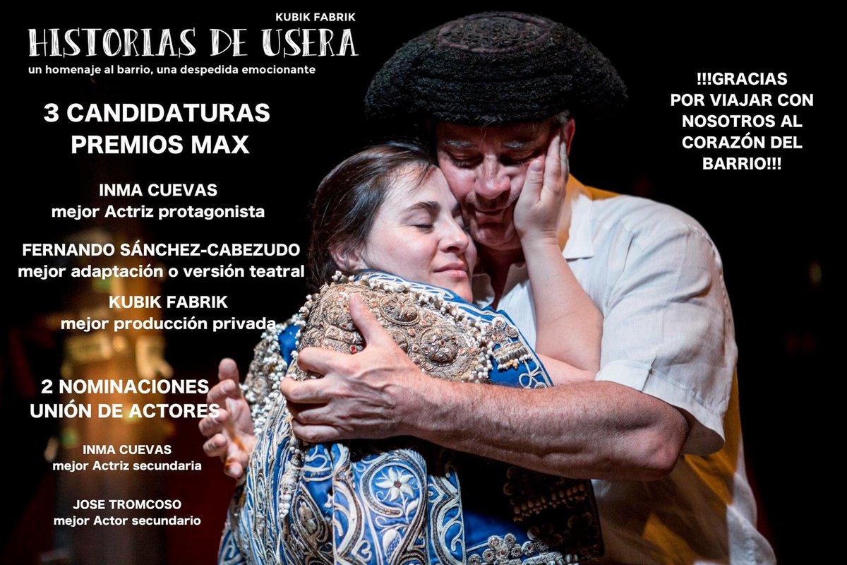 Felices por las candidaturas #PremiosMax y nominaciones #uniondeactores gracias por viajar al corazón de un barrio con nosotros!