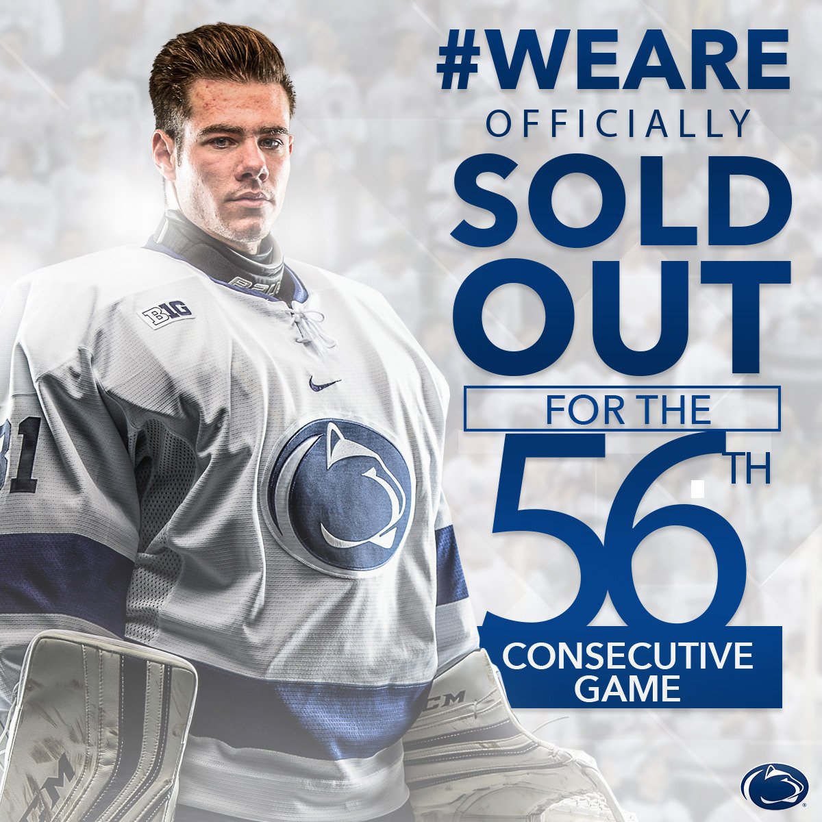 Penn State Men’s Hockey on Twitter "5️⃣6️⃣ in a row! PackThePeg 