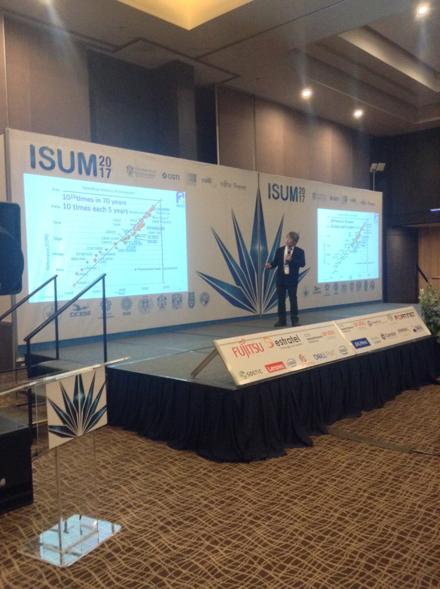 ISUM_SC's tweet photo. 📷  "Impacto del poder de cómputo en el diseño automotriz"
Conferencia Magistral del Dr. Ryutaro Himeno 
#ISUM2017 #SupercomputoMX https://t.co/C9L2sCtcwn