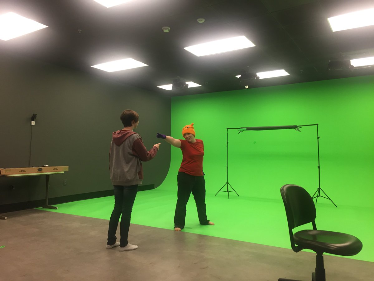 FSCC_CGI's tweet photo. Our #Animation students have been working hard in the Green Screen Studio the past few weeks. https://t.co/ktubnffryC