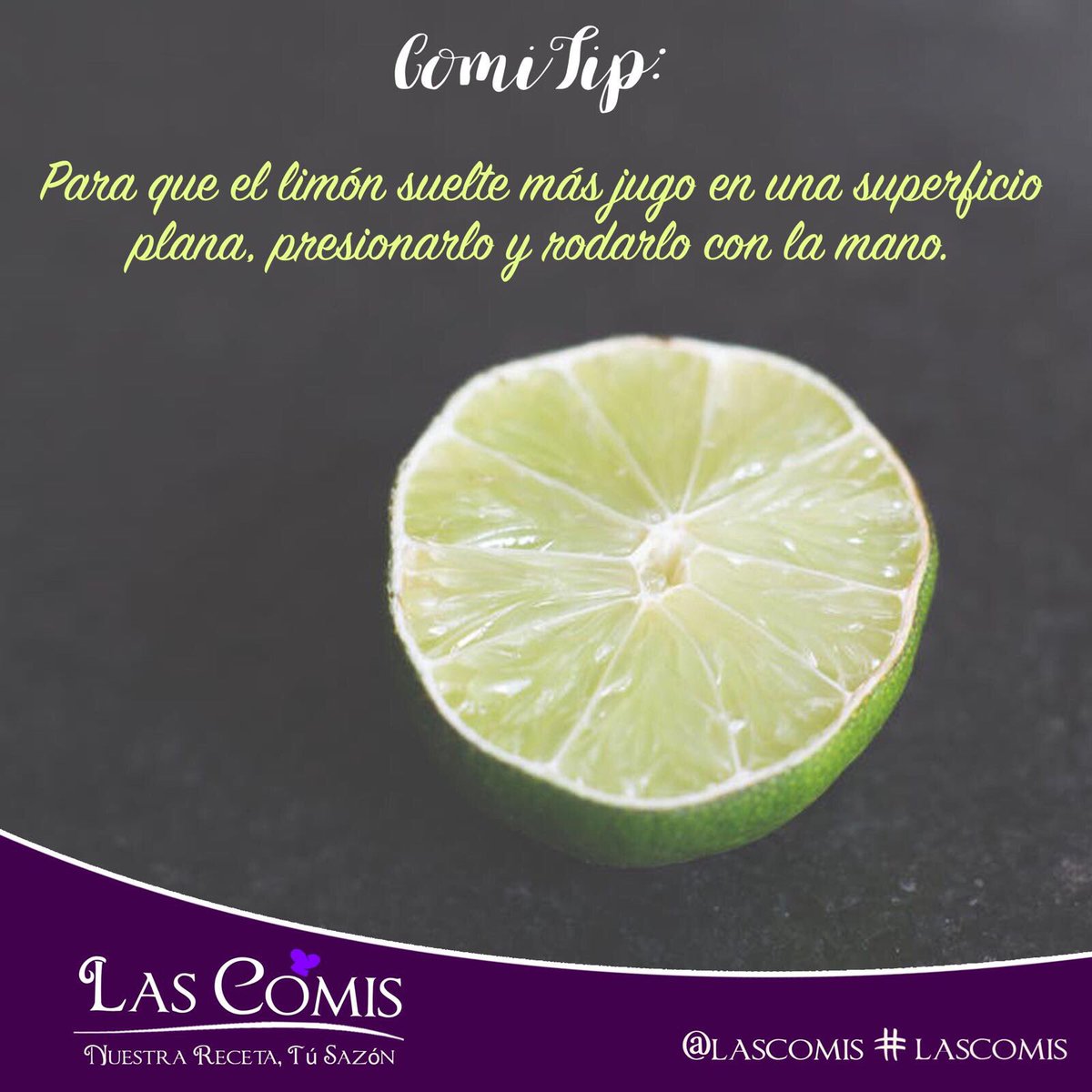 LasComis's tweet photo. #lascomis #comitip #limón #jugoso #sacarmásjugo #superficieplana 🍈🍋#segundatemporada #proximamente #nuestrarecetatusazon #felizviernes 😘😘💜💜💜 https://t.co/AZYMlRIlGK