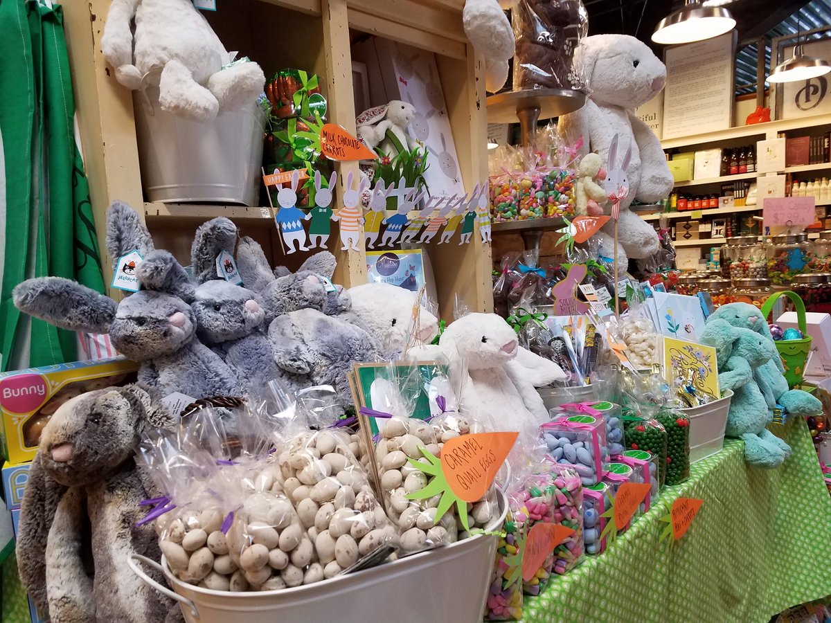 dawnbvaughan's tweet photo. The Easter bunnies have multiplied at @parkerandotis. #SpringisSoon https://t.co/VYH6mpTJ61