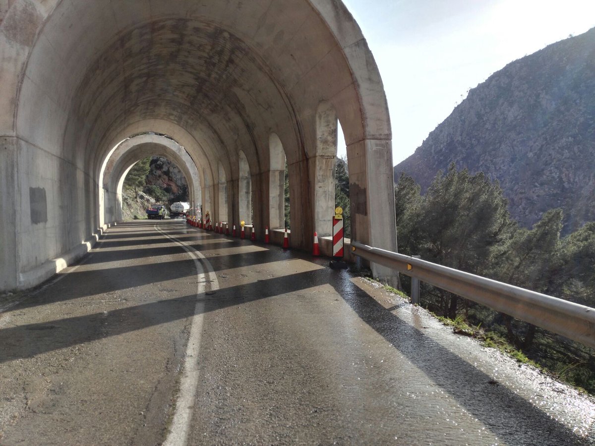Ja està oberta la carretera Estellencs-Andratx (Ma-10).