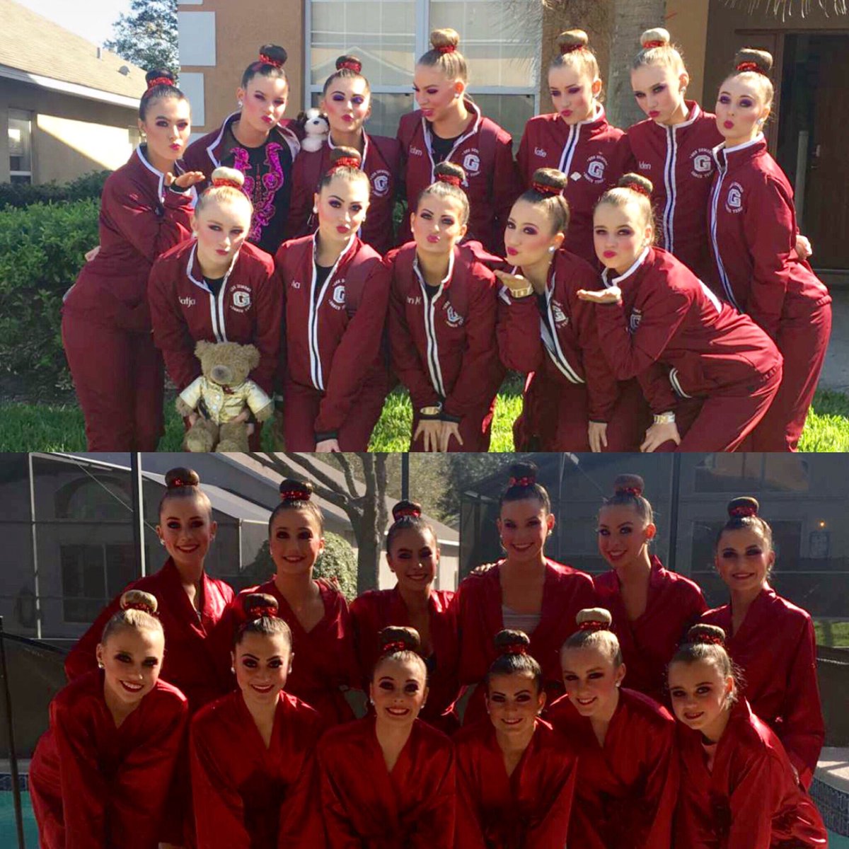 Just got our results back from our 1st of 3 dances at Nationals- WE'RE GOING TO FINALS!!!! ❤️💃🏼 Currently 3rd in the Nation!!!!
