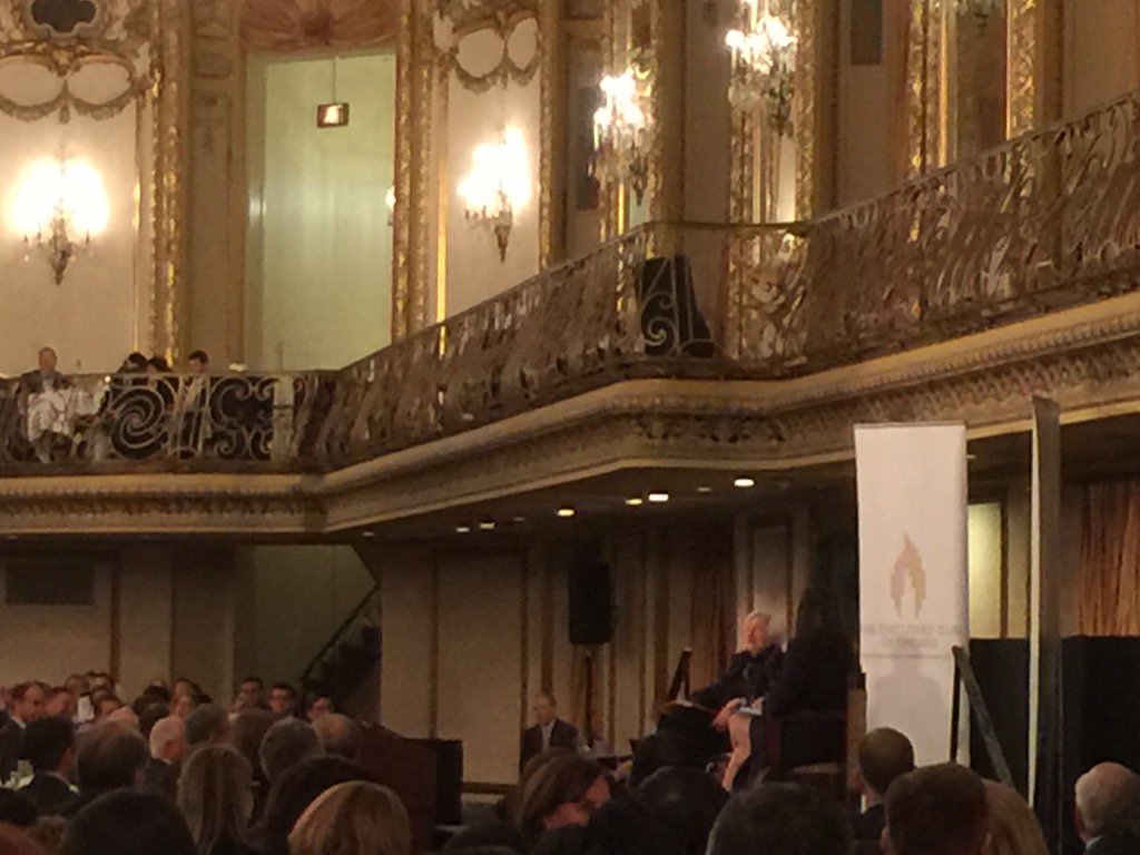 alisonfurlin's tweet photo. @ExecClubChicago Janet Yellen. Fed Rate <2%, Inflation <2%, Medical spend >6%. Health as a strategy @interactivehlth https://t.co/2iIBgd2KjQ