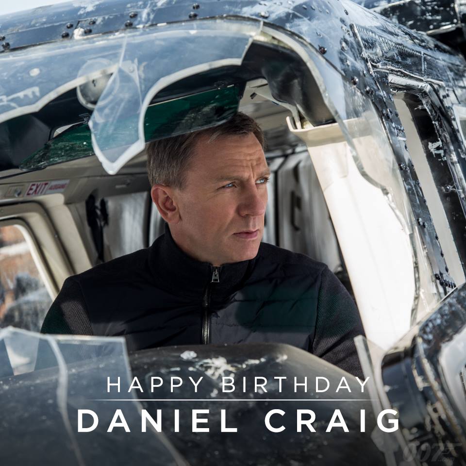 Happy Birthday Bond, James Bond. Daniel Craig! 