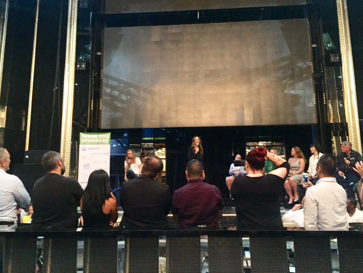AlphaCurrent's tweet photo. 📲🔬⚗ Our associate, @celestejguerra covered @TechCrunch’s #tcdisrupt! We were so glad to be amongst Miami’s most innovative #entrepreneurs! https://t.co/6G3CAWIRFu