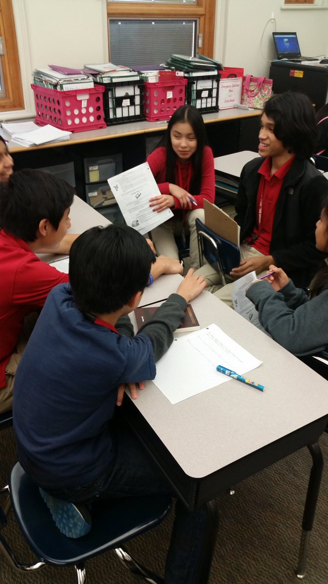 RBMSCarty's tweet photo. Using #literaturecirlces to discuss #thedevilsarithmetic in Honors block today #RBBisBIA @RBMSRockets @JaneYolen #MissEhrolasClass https://t.co/FW9Yh1UxET