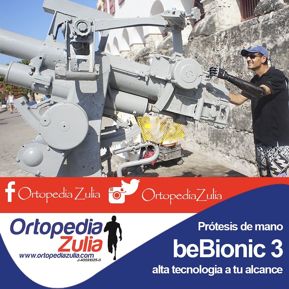 ortopediazulia's tweet image. En @Ortopediazulia, gracias a nuestra alianza con @protesicacolombia, podemos ofrecer la mano #beBionic3 a nuestros pacientes en Venezuela.