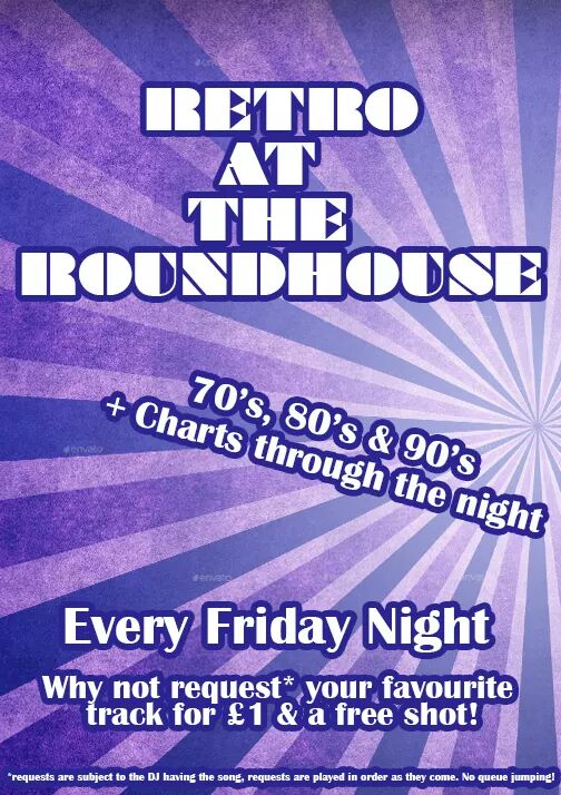 RHAycliffe's tweet photo. Retro at the Roundhouse is brought to you by @Baz_Johnson until 2am! Come on down and enjoy yourself #NewtonAycliffe https://t.co/xSYAkEPJfa