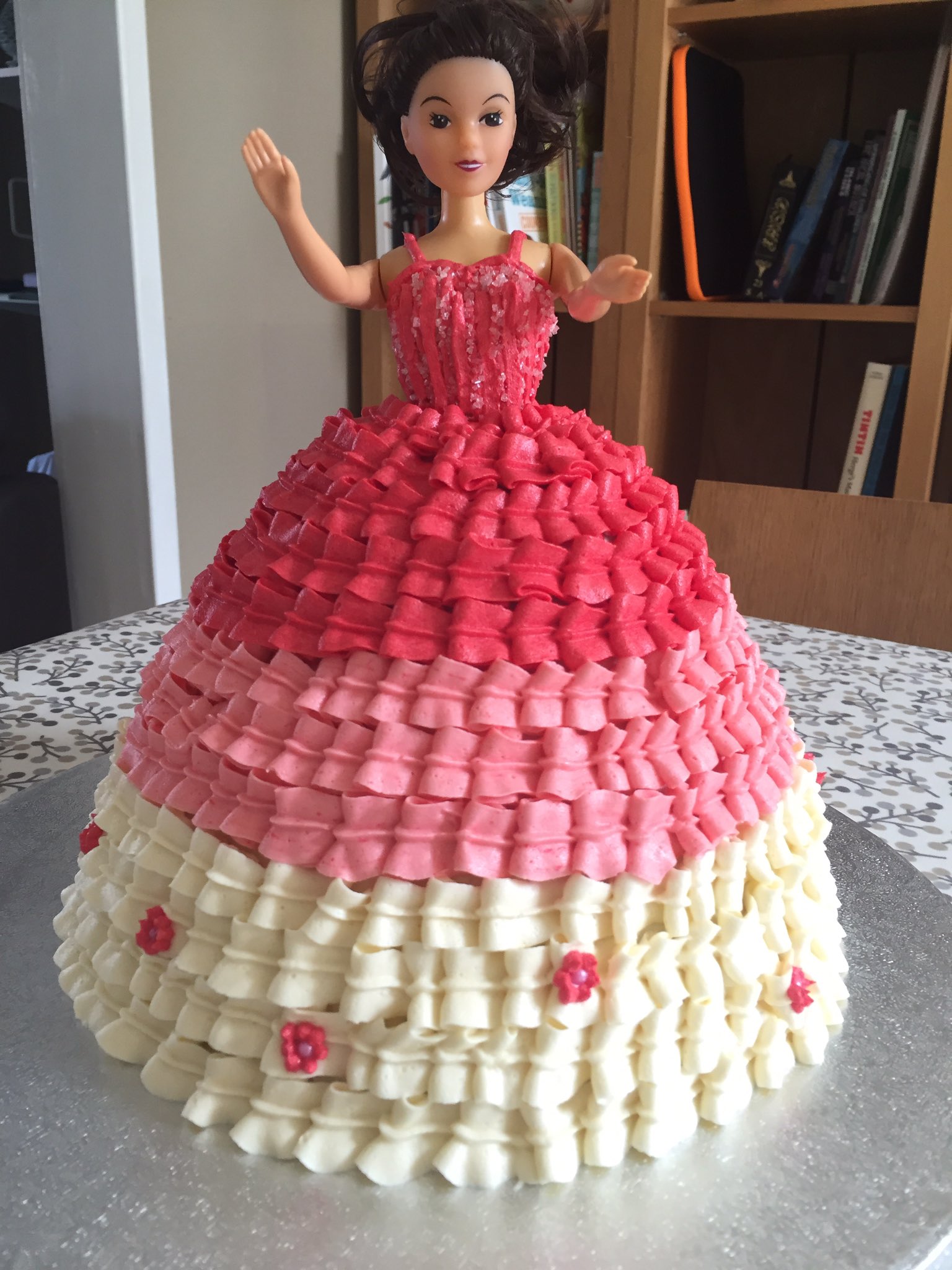 Zainab Suleman M Doll Cake Girlsparty Homemade My 1st Attempt At A Buttercream Doll Cake Birthday T Co 3vsuh865uh Twitter