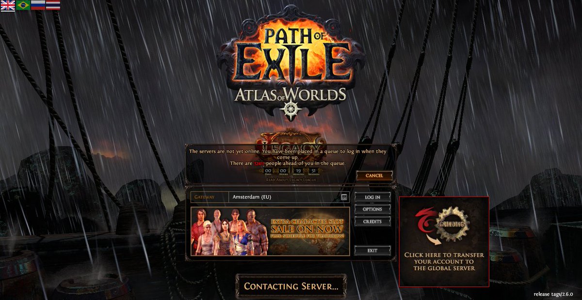 _ShyGamerGirl_'s tweet photo. When you wanted to enter @pathofexile before the new #Legacy starts, but failed 😂 https://t.co/WKhgcqX2Ps
