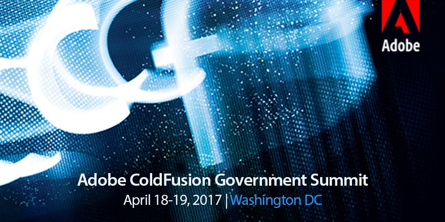 Carahsoft's tweet photo. Save the date for the @coldfusion #Government Summit, happening next month in DC on 4/18-4/19! https://t.co/XOPydGJdeX https://t.co/cWrSqkncOu