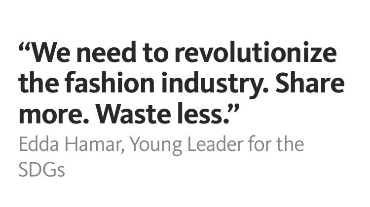 UN Youth Office (@unyouthaffairs) on Twitter photo Speaking <a href="/GlobalFestIdeas/">(Former) Global Festival of Ideas</a> in Bonn, Germany, a Young Leader for the SDGs, <a href="/EddaHamar/">Edda Hamar</a>, called for sustainable fashion. #GFI4SD <a href="/GlobalGoalsUN/">Global Goals</a> Speaking <a href="/GlobalFestIdeas/">(Former) Global Festival of Ideas</a> in Bonn, Germany, a Young Leader for the SDGs, <a href="/EddaHamar/">Edda Hamar</a>, called for sustainable fashion. #GFI4SD <a href="/GlobalGoalsUN/">Global Goals</a>