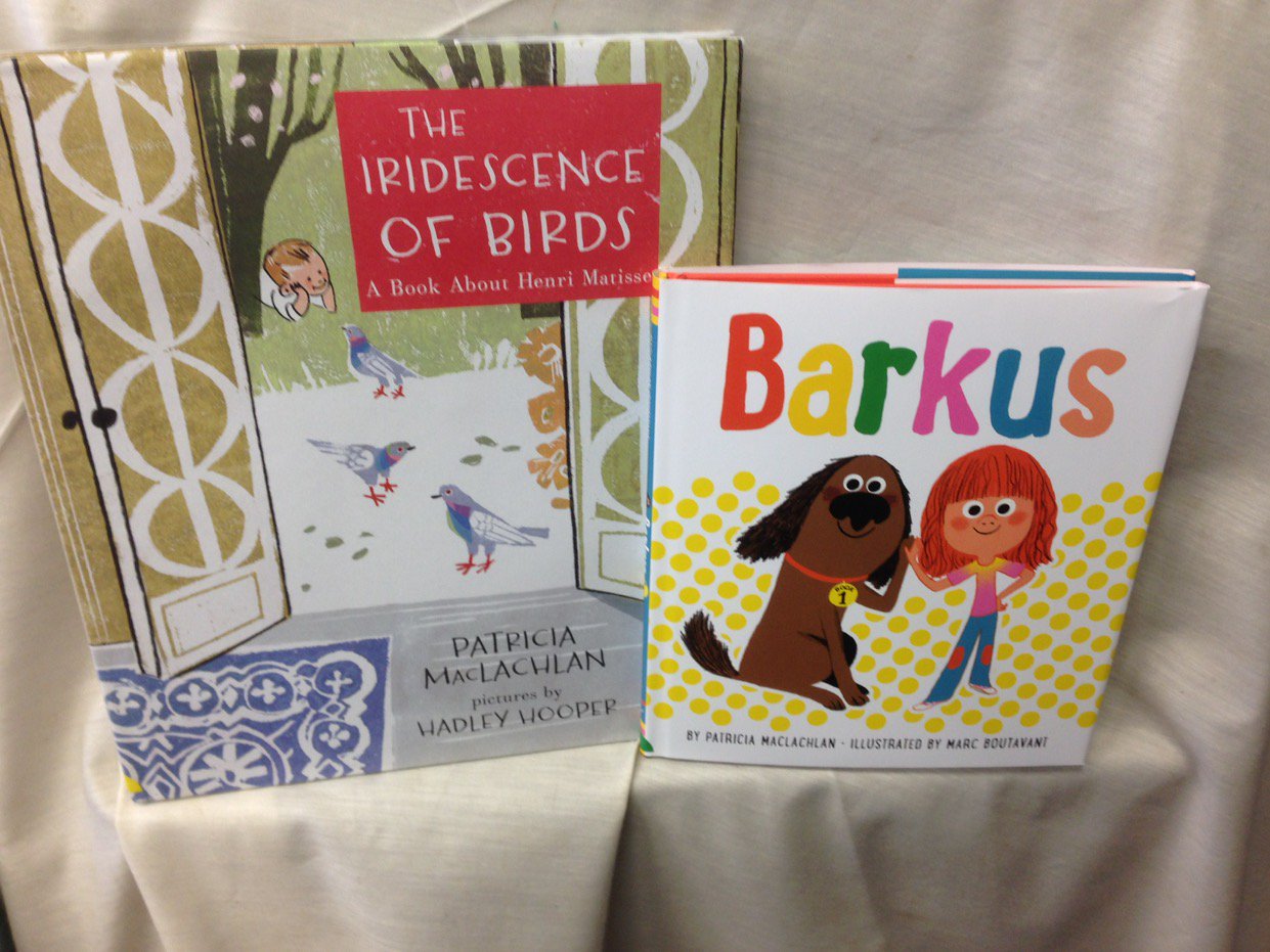 Happy Birthday Patricia MacLachlan! Here are two of her books that you will find in the Center! Come in & browse! 