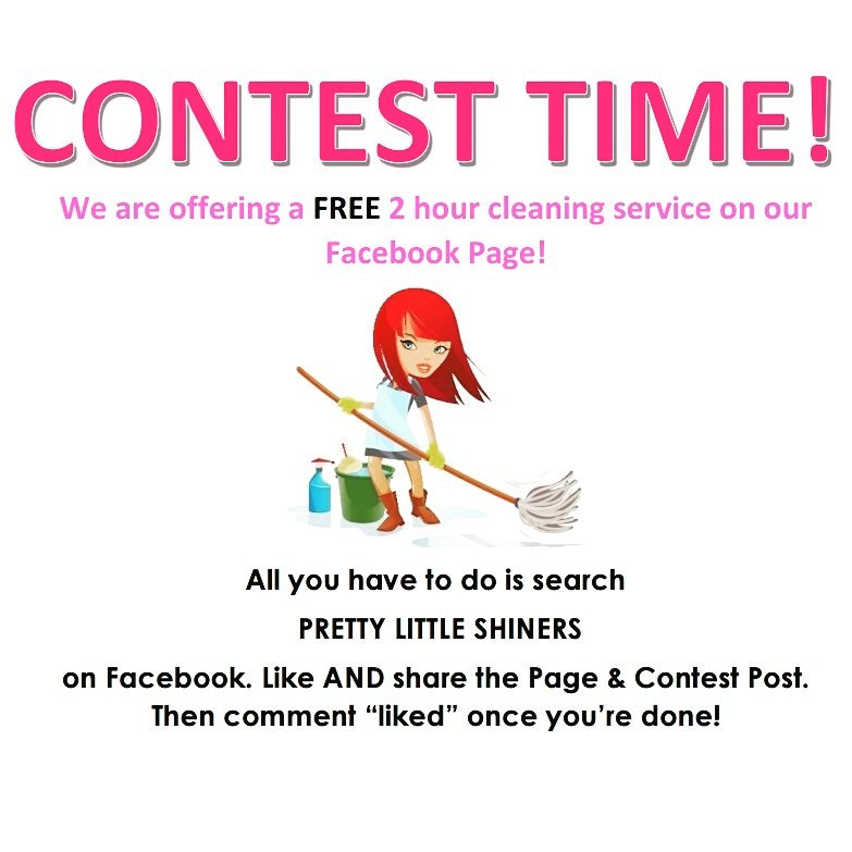 PrettyShiners's tweet image. Follow us on Facebook and go enter for your change at a FREE 2 hour Cleaning Service! #yeg #cleaning #contest #free