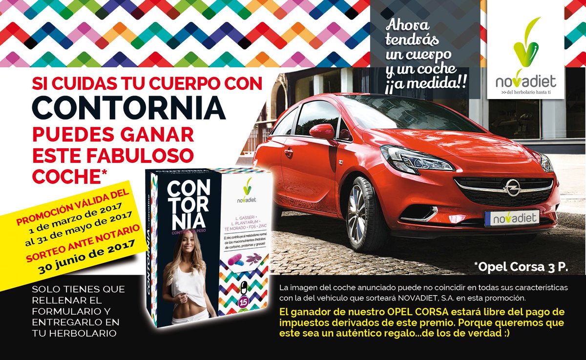 novatuits's tweet photo. Con #contornia tendrás un cuerpo y un coche a medida ;) #adelgazar #Peso https://t.co/esAS6XZISy https://t.co/iTNYJY8Ucu