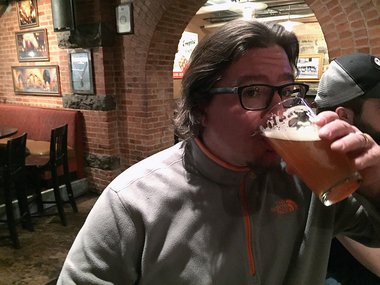 SyracuseCoworks's tweet photo. New England-style IPA is catching fire across UNY! Try @empirebrew's #ParticleCity IIPA. https://t.co/76oTgzcjga https://t.co/QxpDlp06IS