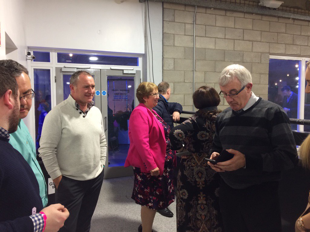 sara_utv's tweet photo. Just asked Dolores Kelly is she coming back "it looks like it". In a very strong position for 5th seat #UpperBann https://t.co/MliL6jEs9i