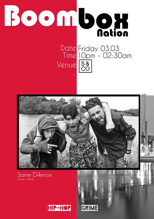 LimerickSameD's tweet image. @LimerickSameD @BreezyiDG #Boombox #SeanMurray
Tonight from 10 until 2:30!
Great people and shows!
#LimerickSameD #Boombox #HipHopxGrime